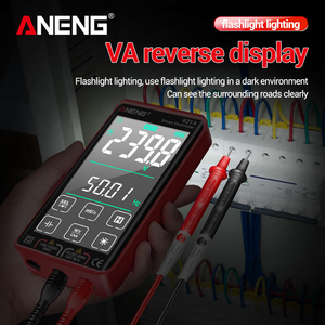 Testeur de tension, de courant et de condensateurs à écran tactile 621A avec une précision de (0,5% + 3), tension AC maximale de 600V, détection de diode NCV - Product Image 4