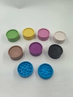 Moulin à herbes sèches biodégradable en plastique, 55 mm, 2 pièces, écologique, pour tabac à rouler, avec logo personnalisé, vente en gros, pas cher