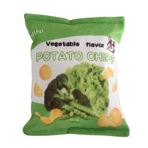 צעצוע ללעוס עמיד ידידותי לסביבה לחיות מחמד קריאייטיב קריאייטיב צ 'יפס עיצוב לחיות מחמד דובון להקל על השעמום כלבים חתולים - Product Image 2