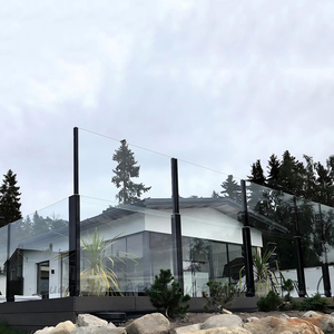 Balustrade en verre <span class=keywords><strong>et</strong></span> aluminium rétractable réglable au design moderne pour hôtels <span class=keywords><strong>et</strong></span> restaurants - Product Image 6