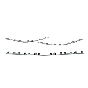 แถบตกแต่งชุบโครเมียมสำหรับกันชนหน้า Mercedes-Benz C-Class W206 รุ่น 2068854102 ซ้าย ขวา กลาง แผ่นตกแต่ง ABS - Product Image 2