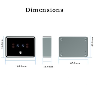 Módulo de Control de Acceso Biométrico Personalizable Tendcent con Escáner Binocular de Reconocimiento de Palma de la Mano y Venas - Product Image 4