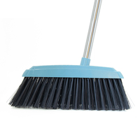 Brosse à ordures d'intérieur 2 pièces pour nettoyer la poussière Balais à raclette à long manche Ensemble de balais et de pelle à poussière Vente en gros