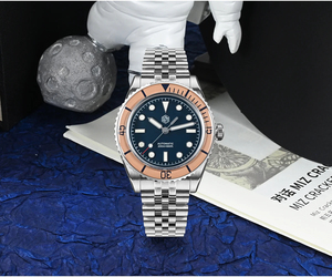 San <span class=keywords><strong>Martin</strong></span> SN0133 Vintage luxe hommes montre de plongée 40mm NH35 automatique mécanique saphir lunette J-type Bracelet étanche 200m - Product Image 4