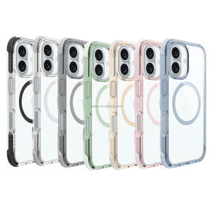 2024 New Arrival Transparente TPU TPE Shockproof Phone Case Capa magnética para iPhone 16 Pro Max Case para iPhone 15 Pro Max - Product Image 1