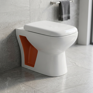 Árabe doble Color cerámica EWC S/P trampa inodoro europeo armario de agua inodoro asiento conjunto de baño - Product Image 1