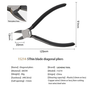 Oem 2025 Licheng Industrial Alicates Mini Curvos Lisos de 1.8mm <span class=keywords><strong>para</strong></span> <span class=keywords><strong>Cortar</strong></span> Cables Eléctricos, <span class=keywords><strong>Pinzas</strong></span> <span class=keywords><strong>para</strong></span> Extremos de <span class=keywords><strong>Cable</strong></span>, Modelo de Acero - Product Image 2