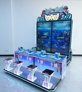 Machine de <span class=keywords><strong>jeu</strong></span> d'arcade vidéo d'intérieur à monnayeur pour 4 joueurs, de type pêche en mer, à forte rentabilité et avec fonction de rédemption de tickets - Product Image 4