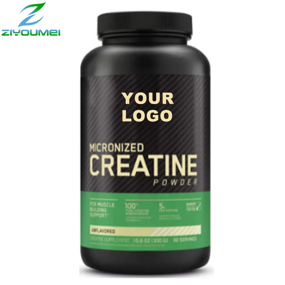 Bán buôn tốt nhất Unflavored bổ sung lợi ích OEM tinh khiết 5000 mg Micronized Creatine Monohydrate bột protein