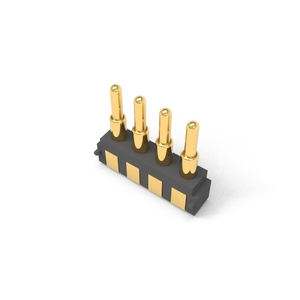 Conector pin Pogo de montaje lateral horizontal 4P | 2A de alta corriente | para auriculares/teclado/sonda de iluminación - Product Image 5