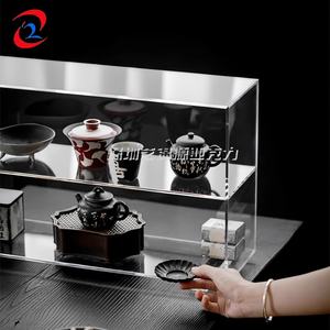 Supports d'affichage de thé acryliques colorés Porte-tasses à thé de stockage décoratifs pour la maison chinoise <span class=keywords><strong>Pokou</strong></span> - Product Image 3