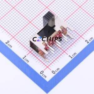 SK-22H13-G090 Slide Switch Through hole Component (THT) Switch Double Pole Double Throw Rectangle Pin Header PC Pin 16mm - Product Image 1