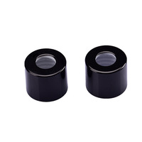 Vente en gros, vis en aluminium de 18mm, 22mm, 24mm, 28mm, bouchons de diffuseur de roseaux dorés en argent noir avec joint PE