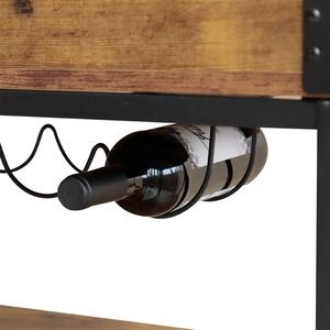 モダンで豪華な3層アンティークレトロ棚木製家具ワインサービングバーカートトロリー家庭用 - Product Image 3