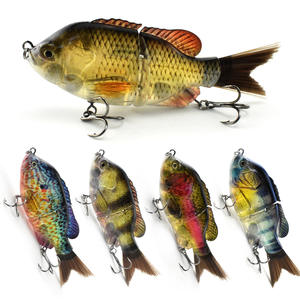 Esca in Plastica ABS 12cm 2 Sezioni <span class=keywords><strong>Bluegill</strong></span> Brush Tail Sunfish Glide Affondante per Pesca alla Carpa Luccio Spigola di Mare - Product Image 1