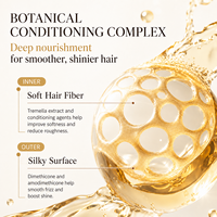 Après-shampoing parfumé au thé blanc Aoba, hydratant, soyeux, réparateur pour cheveux abîmés, secs, crépus, permanentés, OEM ODM Marque Privée