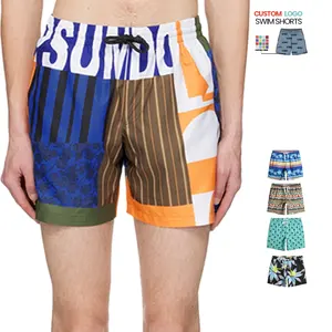 Swimwear Custom Logo Beach Shorts Polyester Men Running Shorts Swimwear Shorts For Men