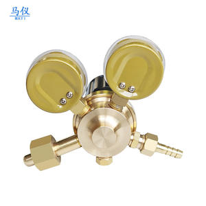 Régulateurs d'oxygène tout cuivre de haute pureté, approvisionnement direct d'usine, vannes de réduction de pression de gaz standard exportées au Vietnam - Product Image 3