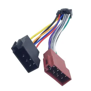 Conector de carcasa para coche eléctrico, reproductor de radio y cd estéreo, arnés de cableado automático, cable de audio para vehículo eléctrico