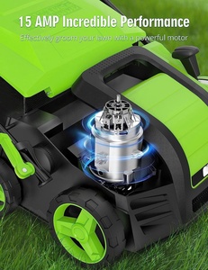 Râteau électrique 16 pouces 15 ampères 1800W 2000W 400mm déchaumeur et scarificateur aérateur de <span class=keywords><strong>pelouse</strong></span> - Product Image 3