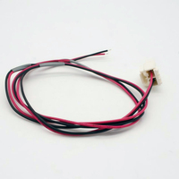 Cable de Conexión de 2 Pines Blanco con Bloqueo, Cable Abierto de un Solo Extremo con Tubo Termocontraíble para Aire Acondicionado y Electrodomésticos