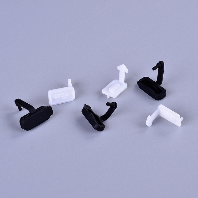 HJ Custom Size Silicone  Micro Usb Cover, Anti Dust Usb Protective Cap