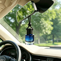 Diffuseur d'aromathérapie de luxe en verre cristal naturel pour voiture, logo personnalisé, capacité 8 ml |   Cadeau de décoration intérieure automobile