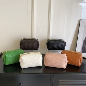 For Boshiho Custom Women's PU Leather Makeup <b>Bag</b> Large Capacity <b>Small</b> Cosmetic Travel Accessories Toiletries <b>Bag</b> Fashion Style - Product Image 5