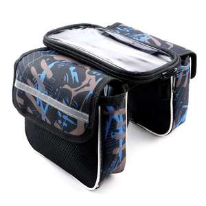 Sacoche avant de VTT 2L étanche avec poche pour téléphone tactile, sacoche de cadre de vélo, sacoche de tube supérieur, sacoche de selle - Product Image 3