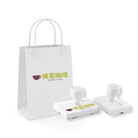 Tampon Auto-Encreur Personnalisé pour Sacs, Colis et Gobelets avec Logo sur Mesure