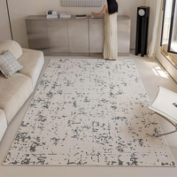 Tapis moderne abstrait écologique en polyester, imperméable, résistant aux taches, antidérapant, pour canapé, salon, décoration intérieure