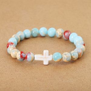 Natural Stone Bracelet Colorful Glass Beaded Creative Flow Expert Priority Shipping Option Personalized <b>Engraving</b> - Product Image 5