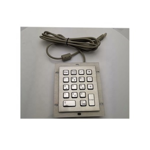 IP65 công nghiệp gồ ghề thép không gỉ gắn nút USB Số đèn nền kiểm soát truy cập ATM kiosk <span class=keywords><strong>b</strong></span>àn phím - Product Image 4