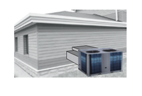 Pompe à chaleur anti-corrosion Midea 98 kW 30 tonnes pour toiture, climatiseur R410A en acier G90 pour usines industrielles