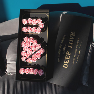 Hộp Bao Bì Hoa Trong Suốt Zex Wrap I Love You Hộp Hoa Hình Vuông - Product Image 5