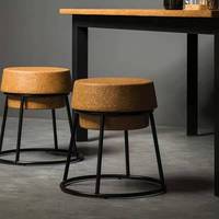 Furgle — chaise de Bar en fer forgé, siège de style nordique avec liège, pour la maison, Design créatif de café