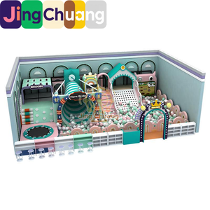 Castillo de Juegos Infantil con Tobogán Interior, Trampolín, Área de Arena <span class=keywords><strong>y</strong></span> Bolsa de Juego Suave para Educación Temprana <span class=keywords><strong>y</strong></span> Actividades entre Padres e Hijos - Product Image 2