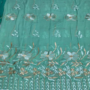 Sciarpa Hijab in pizzo floreale in Chiffon a 12 colori con scialle etnico colorato per abbigliamento da bambina lunga stagione estiva - Product Image 1