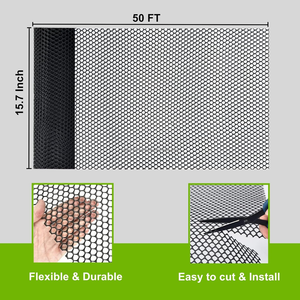 Filet en polyéthylène haute densité (HDPE) durable, filet en plastique PP PE, filet d'élevage, clôture, filet en plastique pour élevage de poulets - Product Image 3