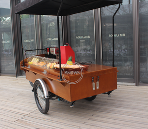 Vélo à café professionnel, Mobile, Hot-Dog, chariots de vente rapide, Tricycle alimentaire à vendre, vélo à café rétro Europe - Product Image 2