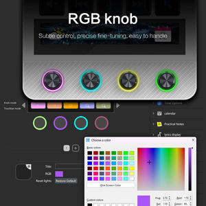 อุปกรณ์เสริม N4 <span class=keywords><strong>Pro</strong></span> Stream Deck Plus พร้อมไฟ RGB และหน้าจอสัมผัส - Product Image 4