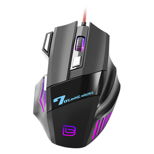 เมาส์เกมมิ่ง Bajeal New 7D E-sports แบบมีสาย ไฟ LED ระบายอากาศหลากสี สำหรับเล่นเกม - Product Image 6