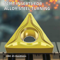 Outils de tournage triangulaires personnalisables en carbure de tungstène TCMT110204FG CT3000 pour acier allié et carbure de titane, support OEM