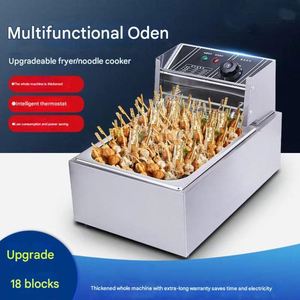 Machine de cuisson électrique commerciale de table en acier inoxydable pour Oden, cuiseur à Oden, cuve de cuisson pour saucisses Kanto, cuisinière à pâtes et raviolis - Product Image 2