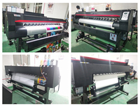 Precio de impresora de señal Locor Impresora de vinilo digital de alta velocidad de 1,8 m Impresora plotter de inyección de tinta solvente ecológico