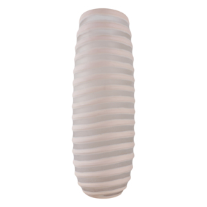 Vaso decorativo in vetro intagliato per composizioni floreali da appoggio, per soggiorno, camera da letto, ufficio. - Product Image 4