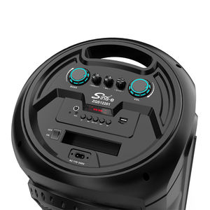 Système de haut-parleurs PA extérieur SING-E ZQS12201, boîte de son domestique BT, double caisson de basses de 12 pouces, alimentation CC, <span class=keywords><strong>radio</strong></span> karaoké sans fil - Product Image 5