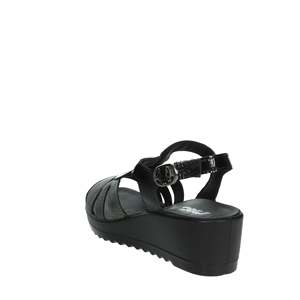 Sandales compensées pour femme 757530 Blanc Beige Plateforme Confort Style Été - Product Image 2