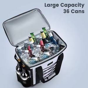 BSCI-Fabrik individuelles Logo schwerlast wiederverwendbarer isolierter Beutel auslaufsicher weich groß Picknick Eis kühler Rucksack - Product Image 5