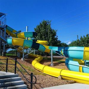 Outdoor Swimming <strong>Pool</strong> Aqua Games Playground Fiberglass <strong>Slide</strong> For Children - Product Image 3